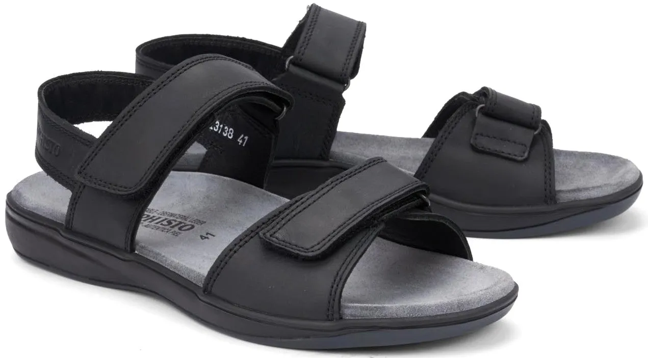 'SIMON' men's sandal - Black