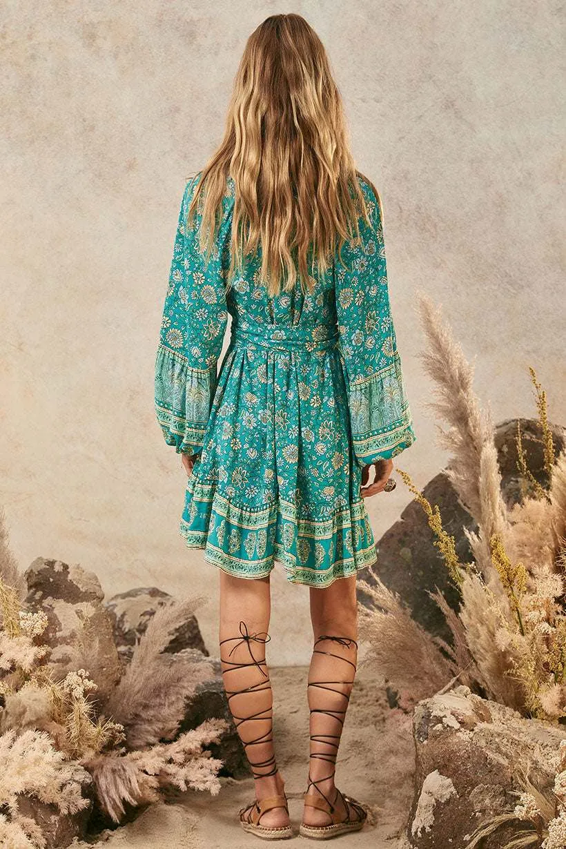 Spell Elysian Tunic Dress Jade