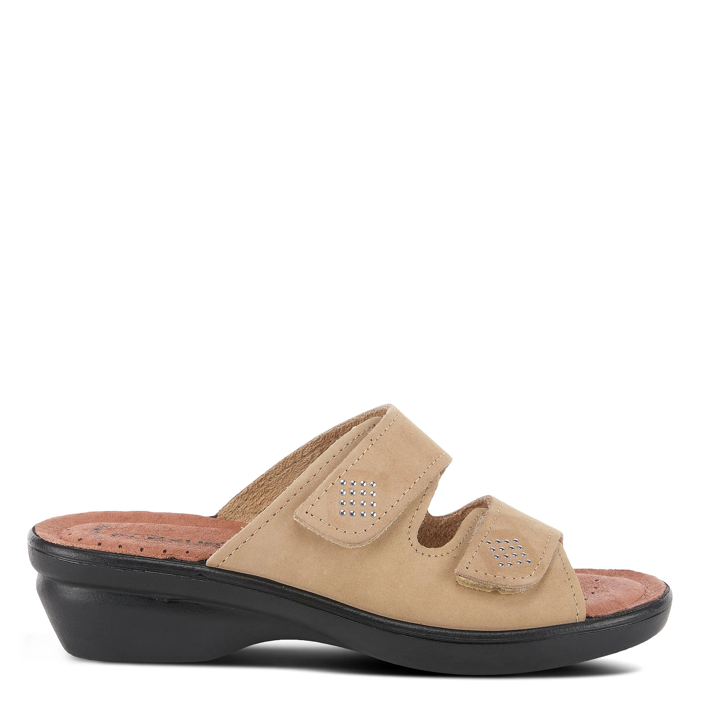 Spring Step Shoes  Flexus Aditi Slide Sandal Women’s Leather Nubuck