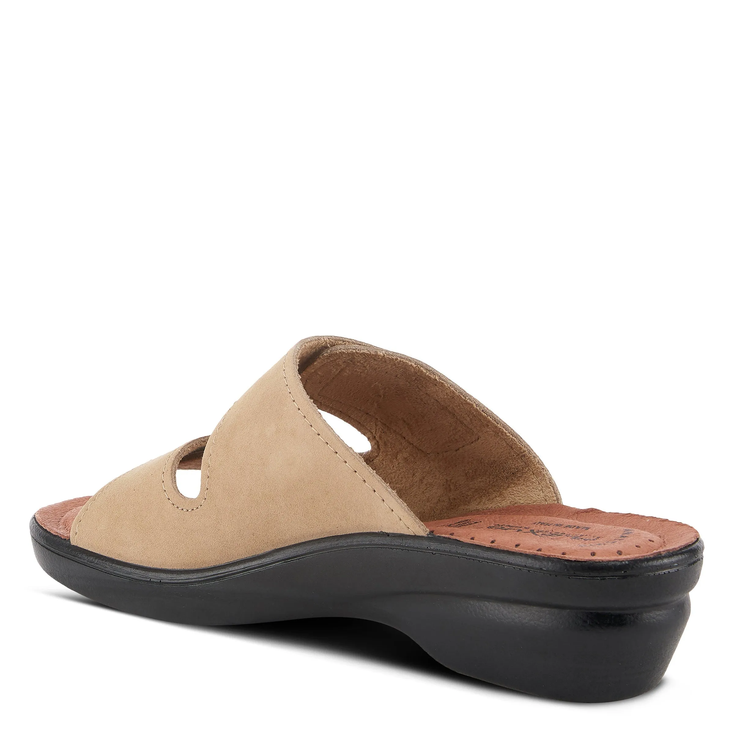 Spring Step Shoes  Flexus Aditi Slide Sandal Women’s Leather Nubuck