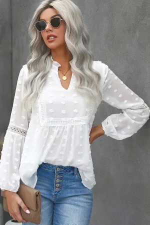 Swiss Dot Blouse