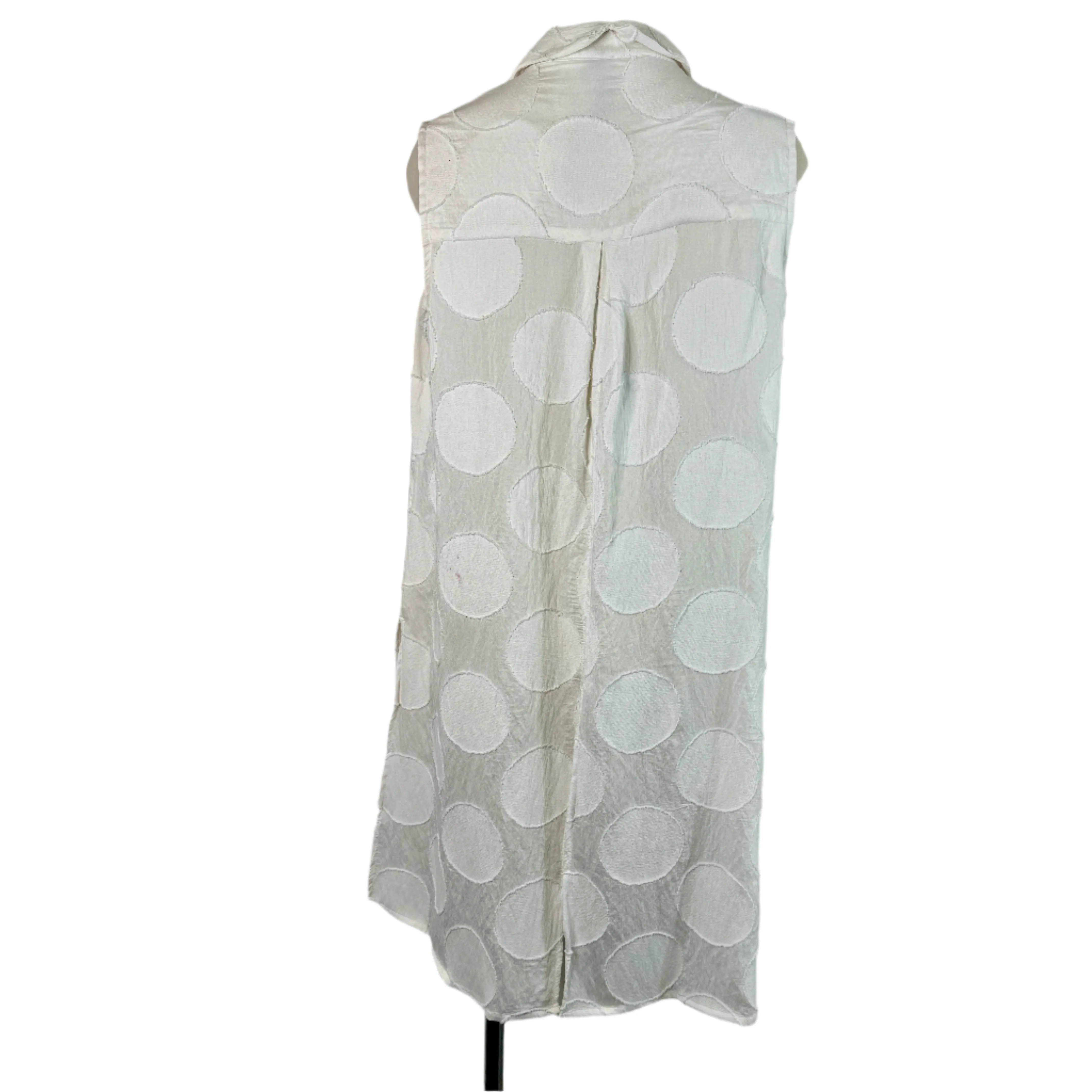 Taking Shape Sleeveless White Tank Dress - 14