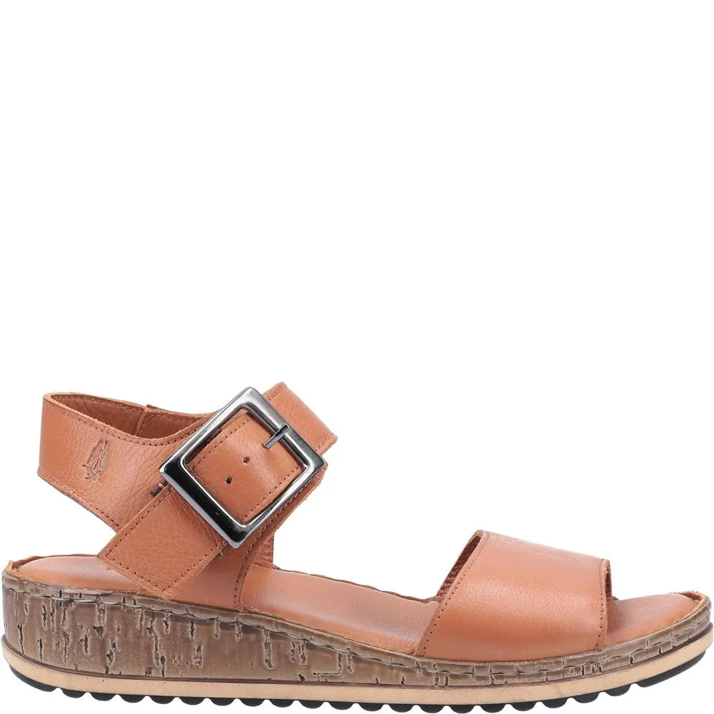 Tan Ellie Wide Fit Sandals