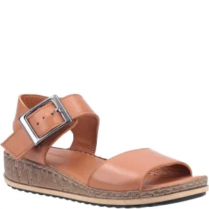 Tan Ellie Wide Fit Sandals