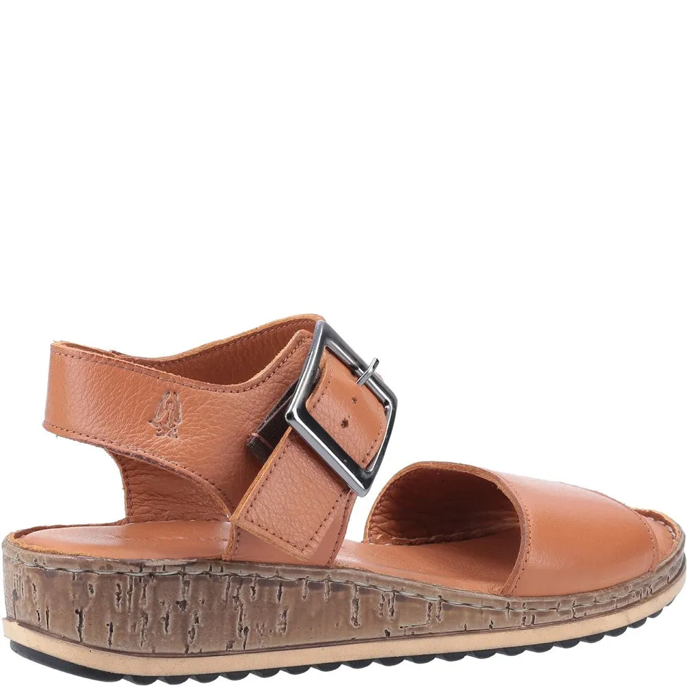 Tan Ellie Wide Fit Sandals