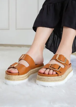 THE MONIQUE BUCKLED FASHION WEDGES