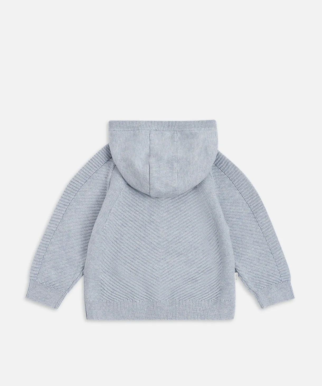 The Northridge Knitted Hoodie - Light Blue