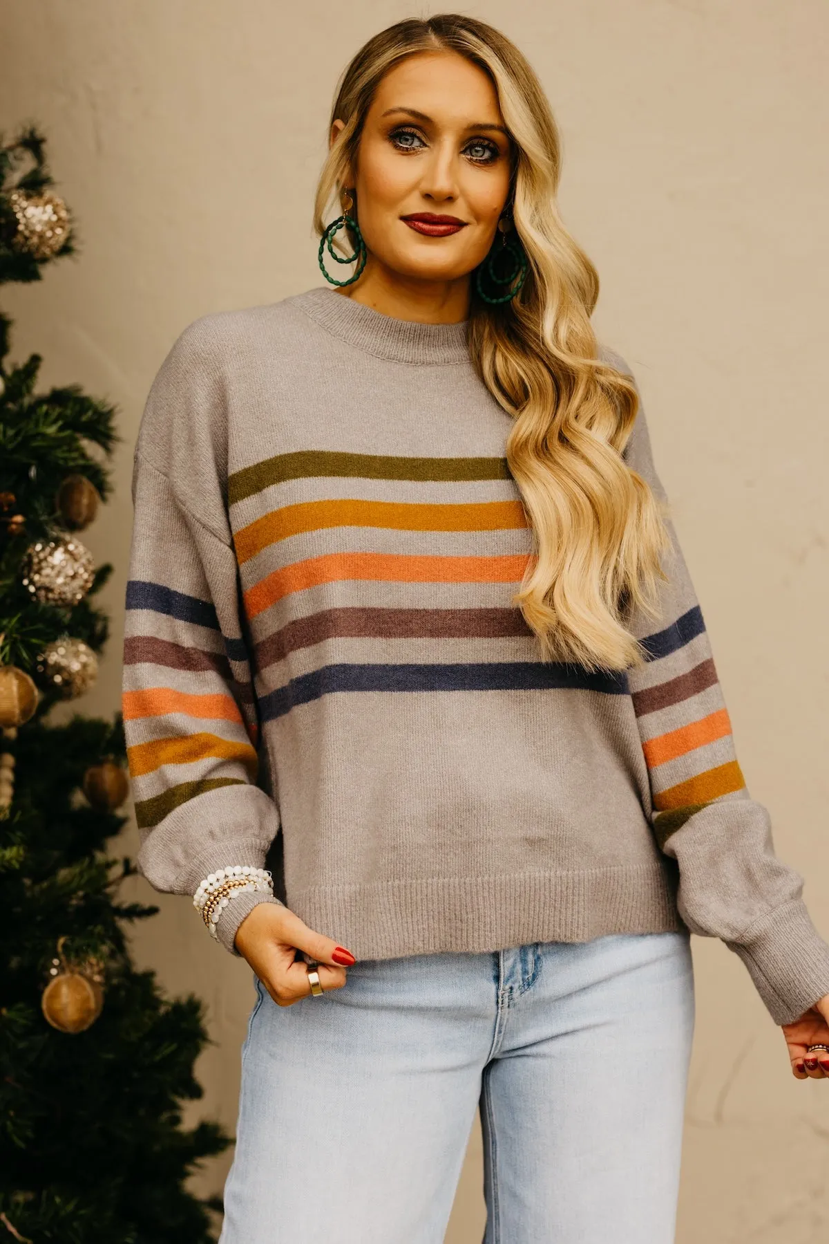 The Peony Striped Sweater