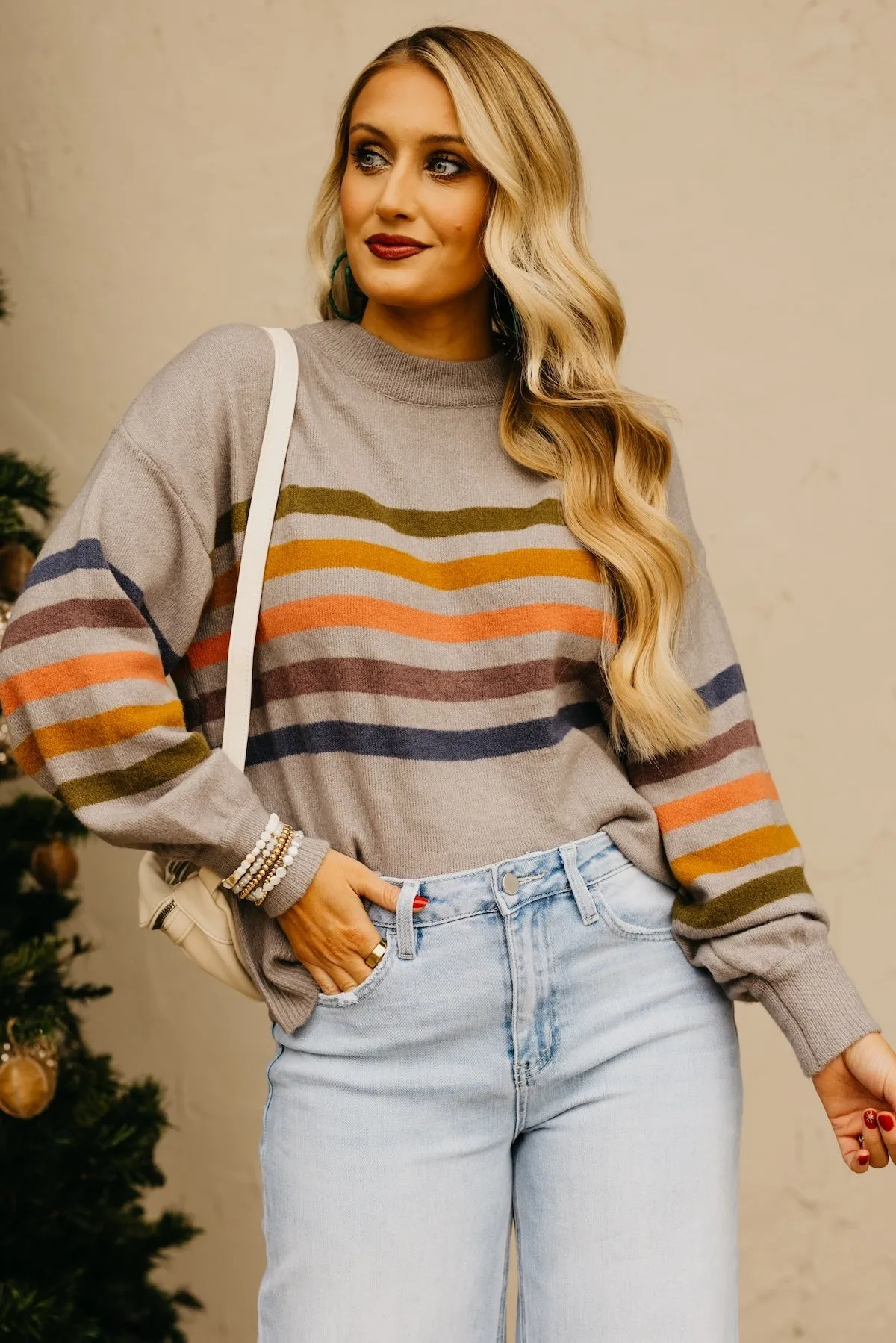 The Peony Striped Sweater