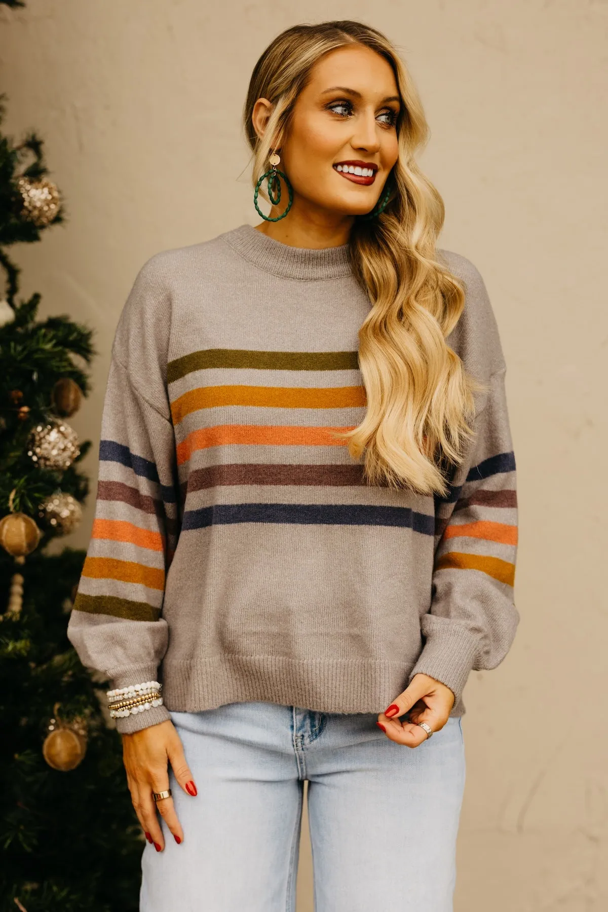 The Peony Striped Sweater