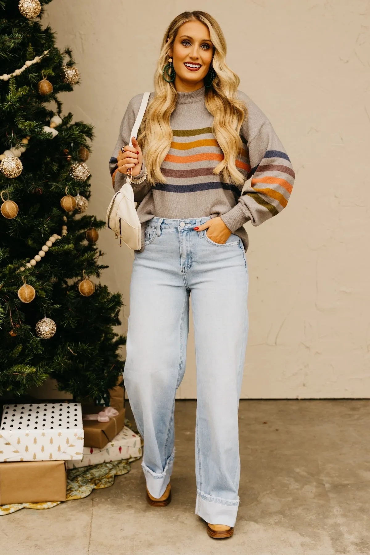 The Peony Striped Sweater