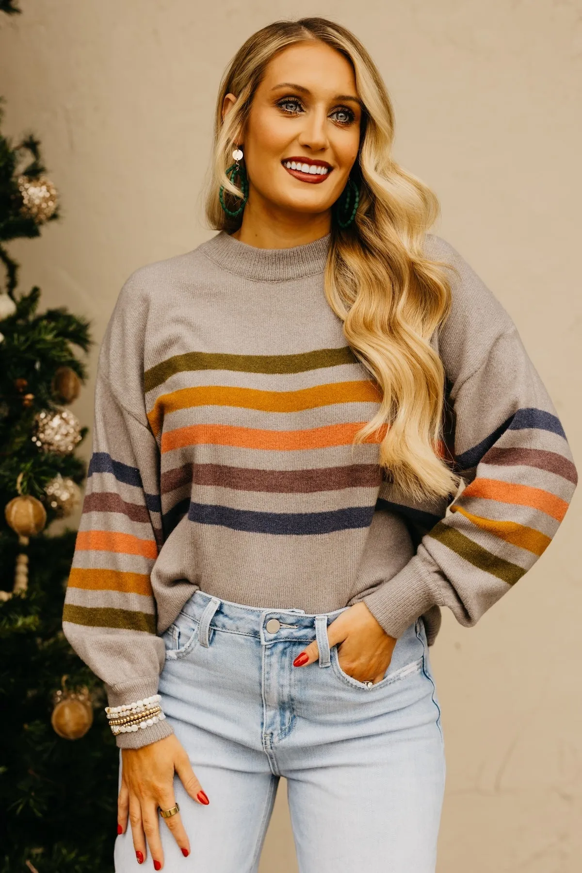 The Peony Striped Sweater