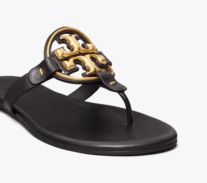 Tory Burch Metal Miller Soft Sandal