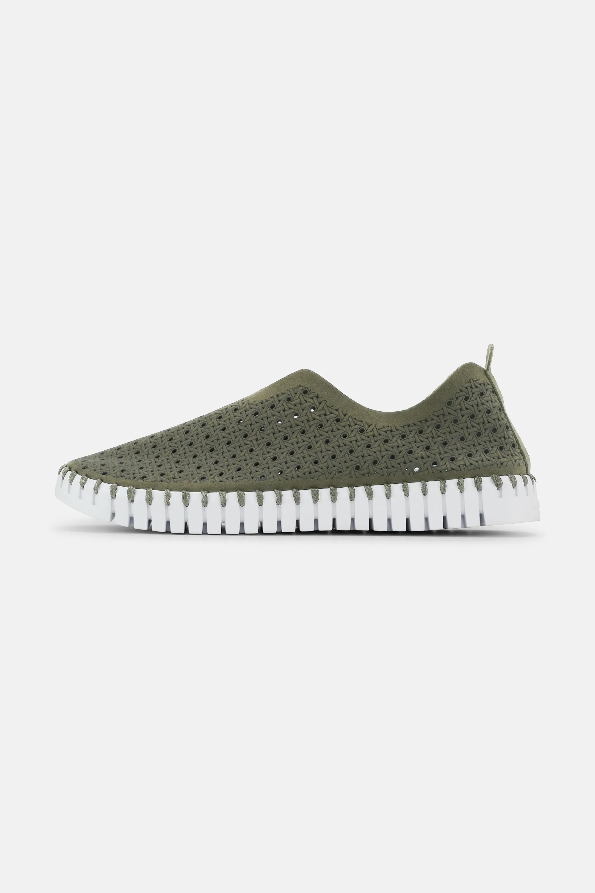 Tulip Slipper - Army White
