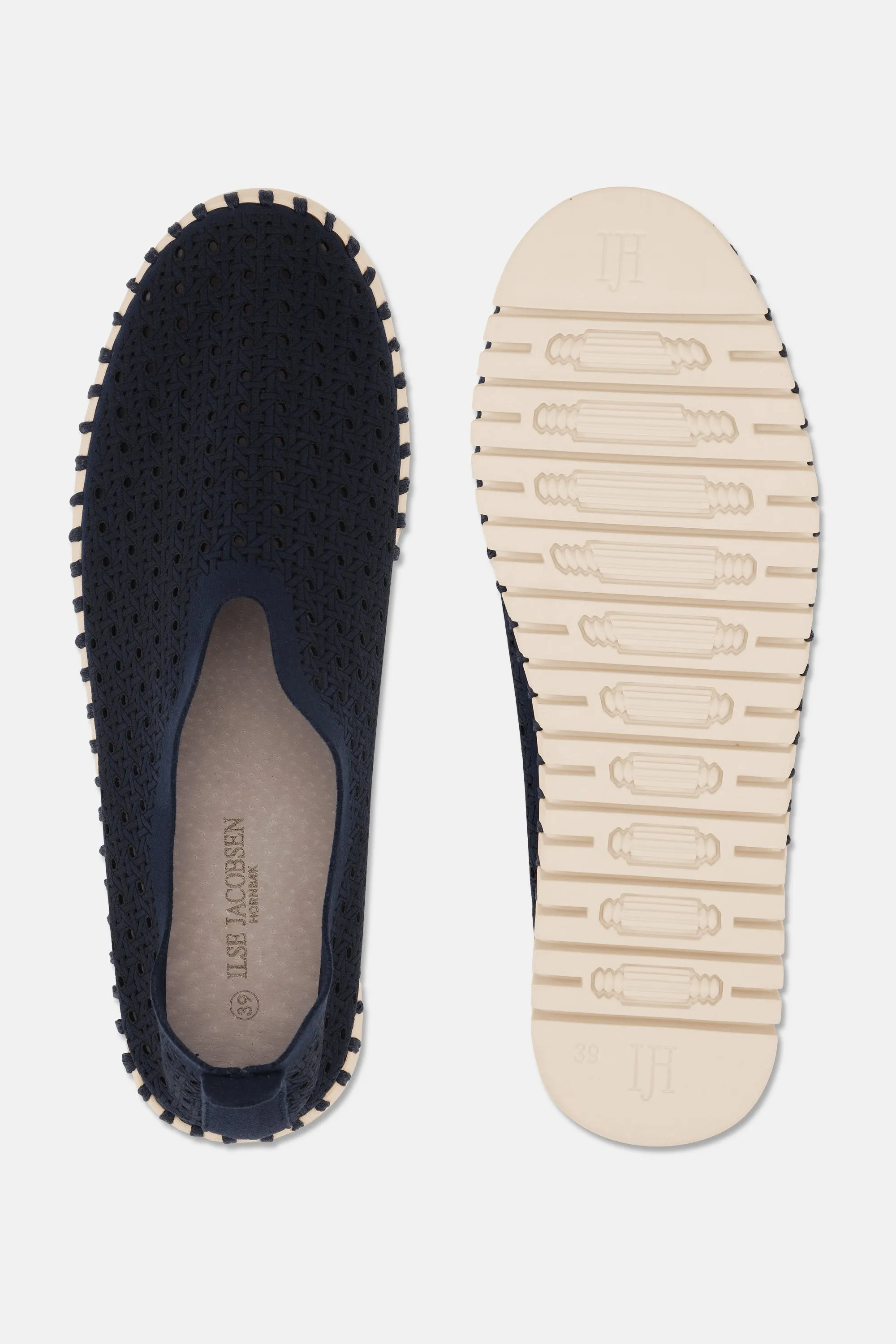 Tulip Slipper - Dark Indigo Pearled Ivory