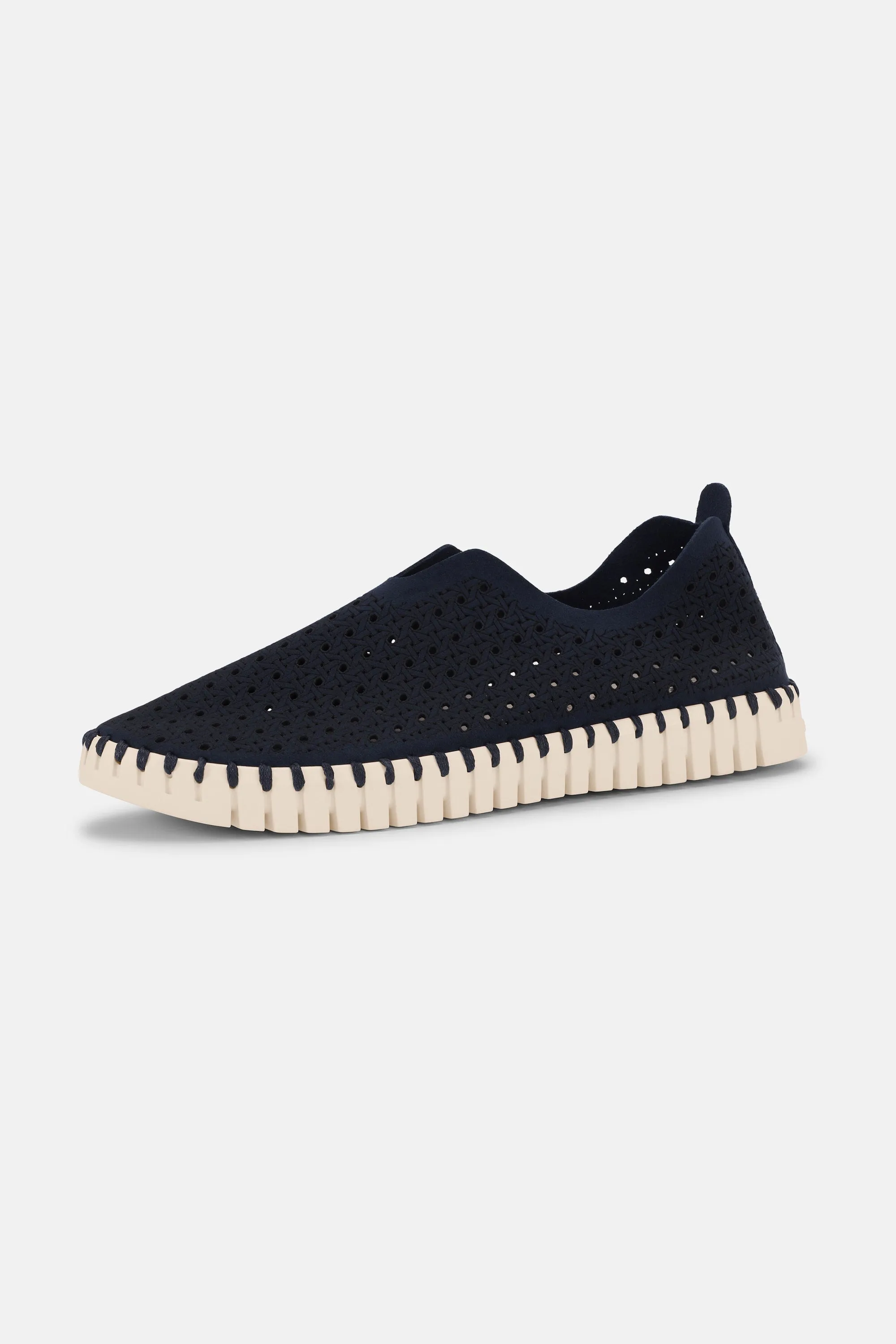 Tulip Slipper - Dark Indigo Pearled Ivory