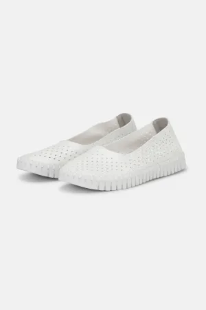 Tulip Slipper Glitter - White White