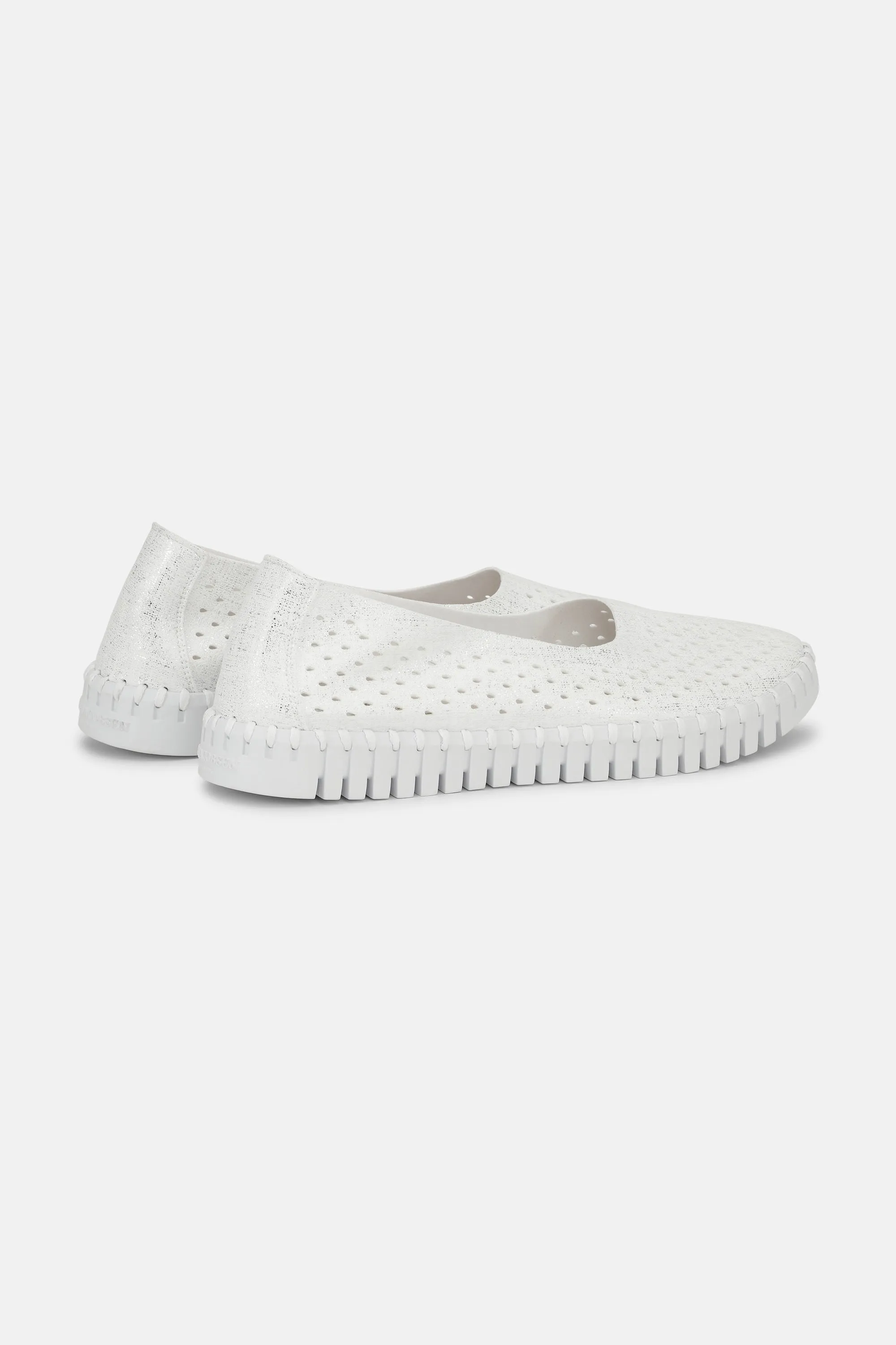 Tulip Slipper Glitter - White White