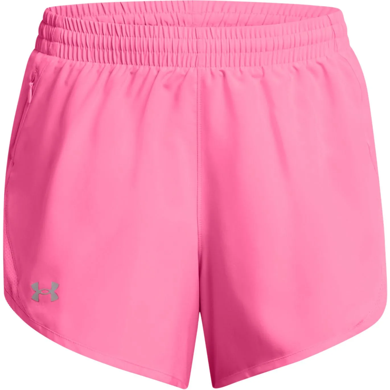 Under Armour Fly By 3 Inch Womens Running Shorts - Pink