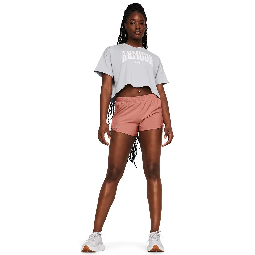 Under Armour Womens Fly By 3'' Shorts | 1382438-696