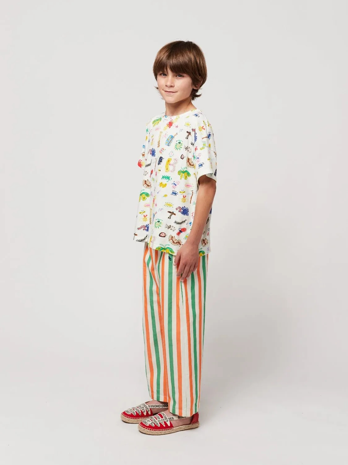 Vertical Stripes Woven Pants by Bobo Choses *LAST PIECE 4-5 years*