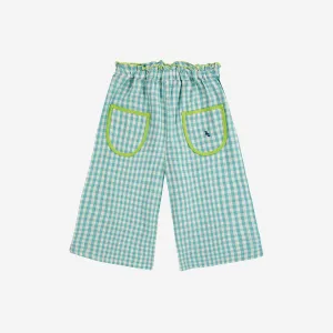 Vichy Woven Culotte Pants