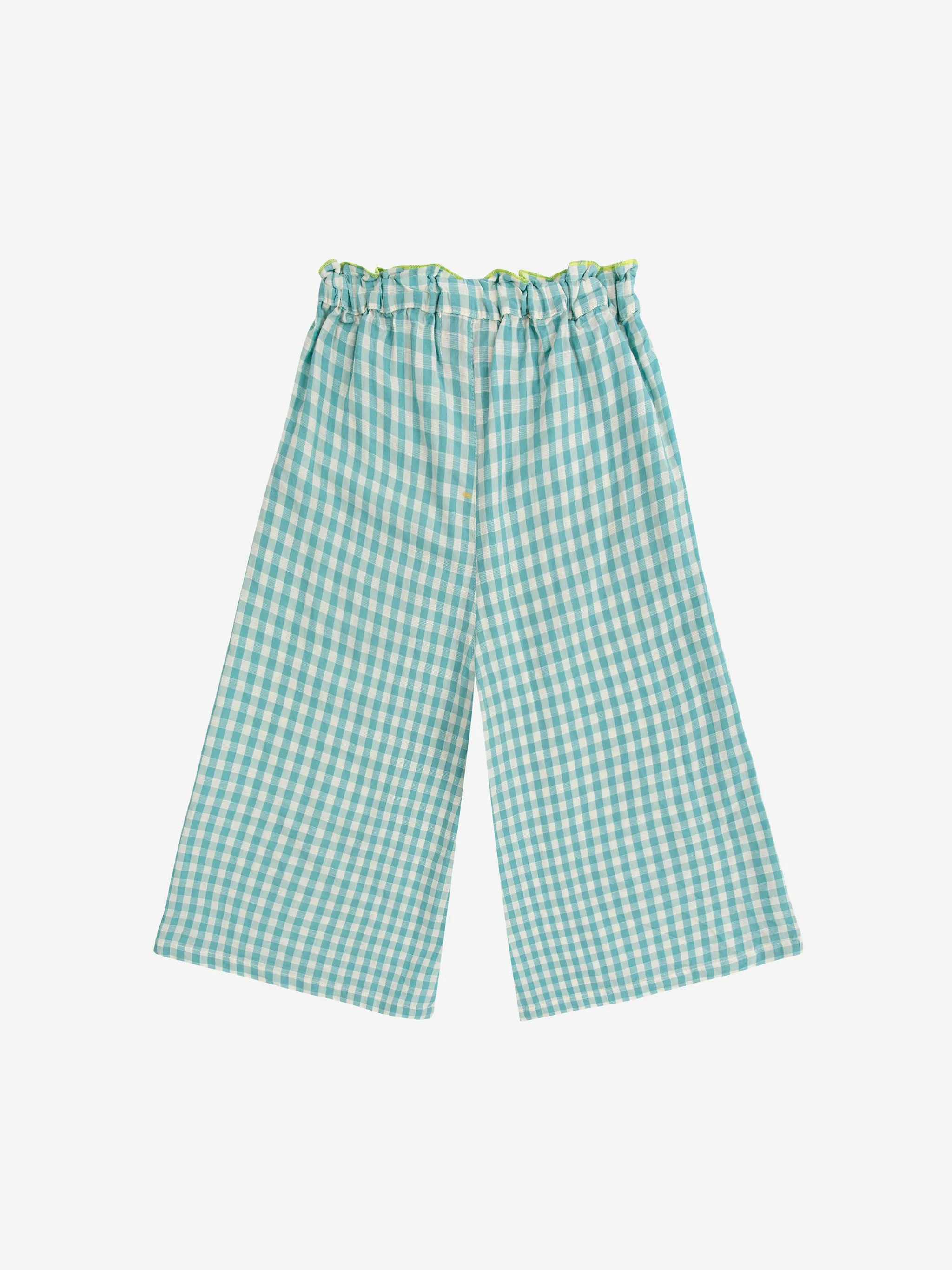 Vichy Woven Culotte Pants