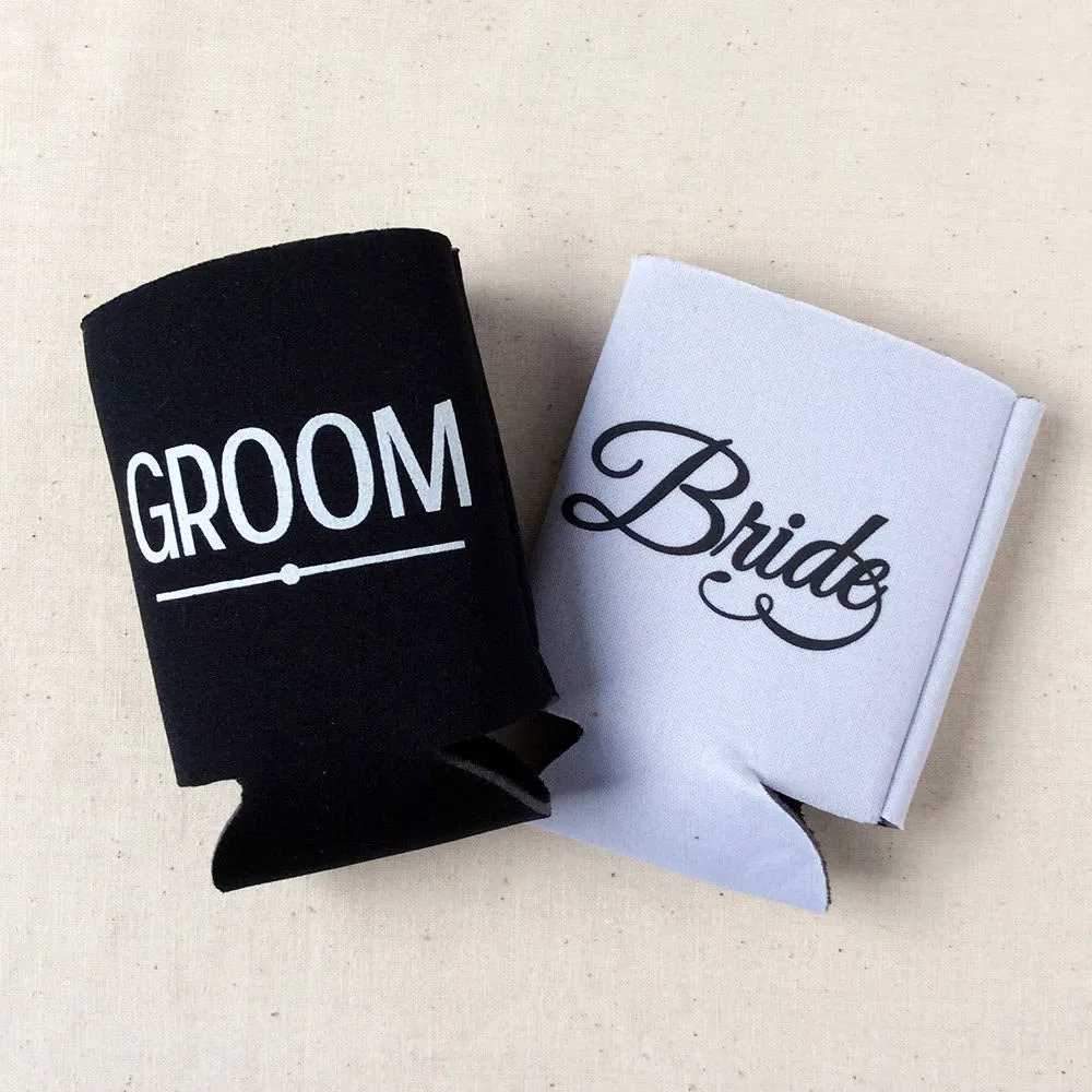 Wedding Can Cooler #189R - Custom Venue Illustration