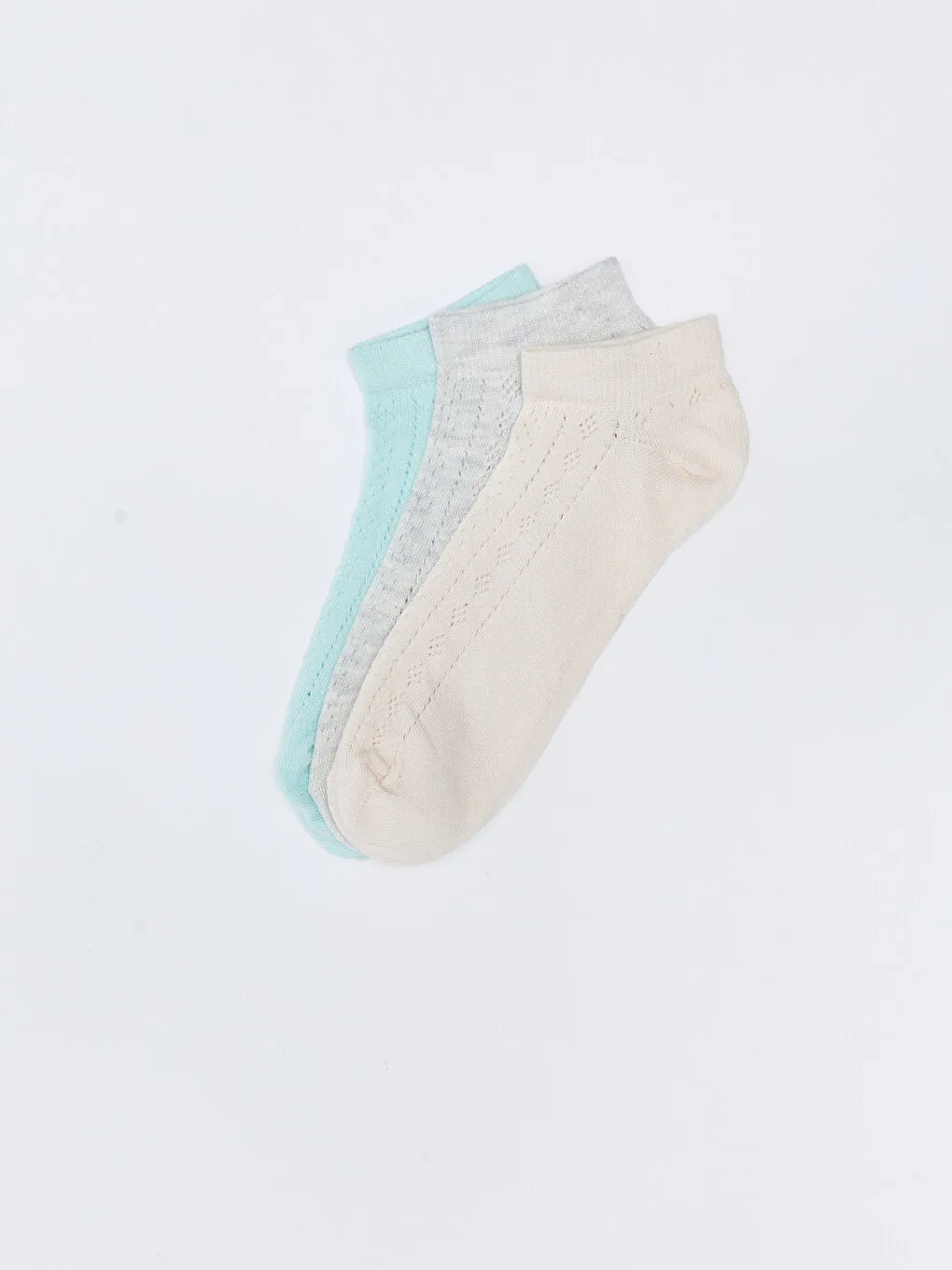 Women's Flat Booties Socks 3 Pack