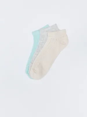 Women's Flat Booties Socks 3 Pack