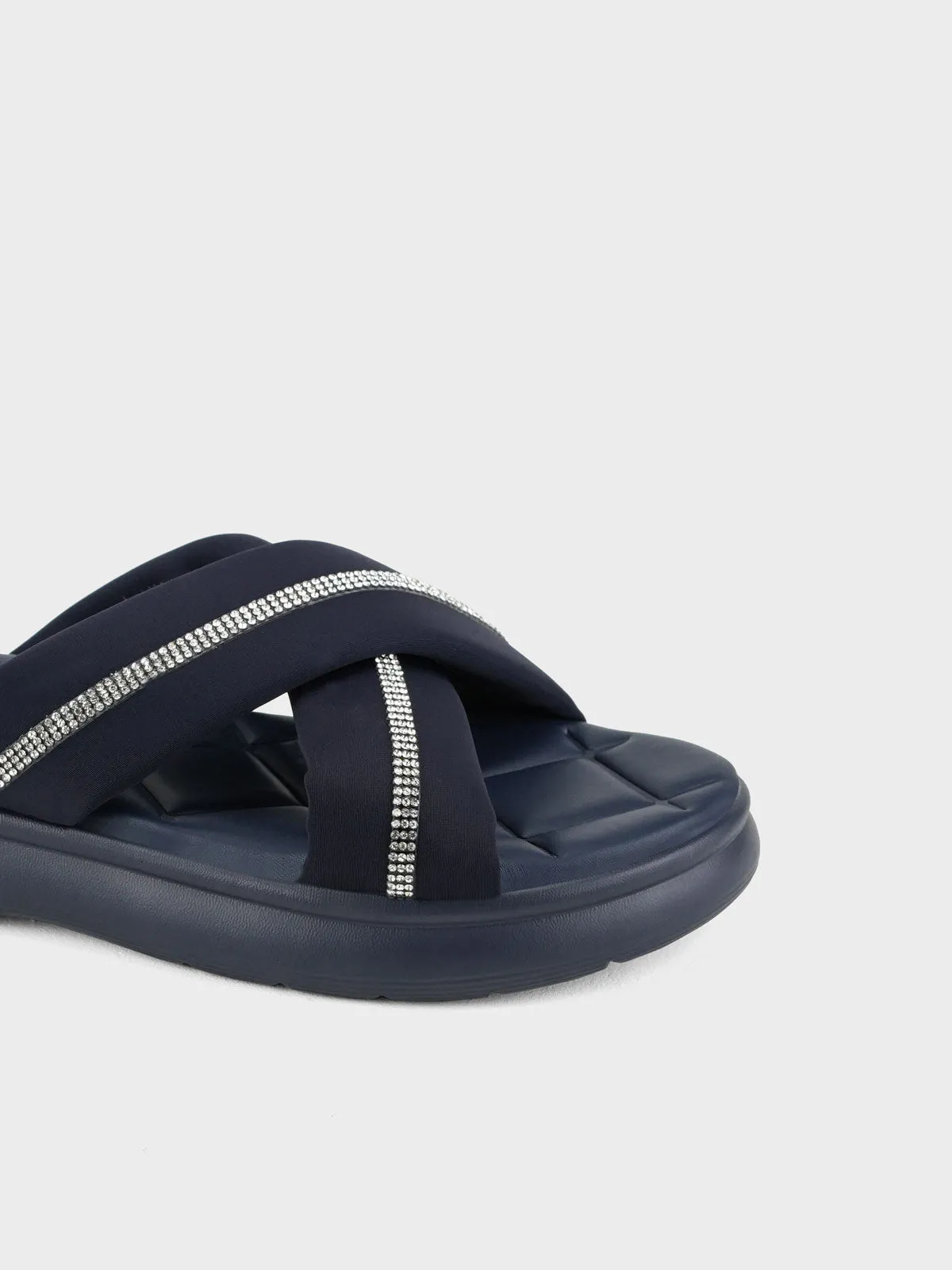 Womens "KEAWE" Crossover Casual Slippers