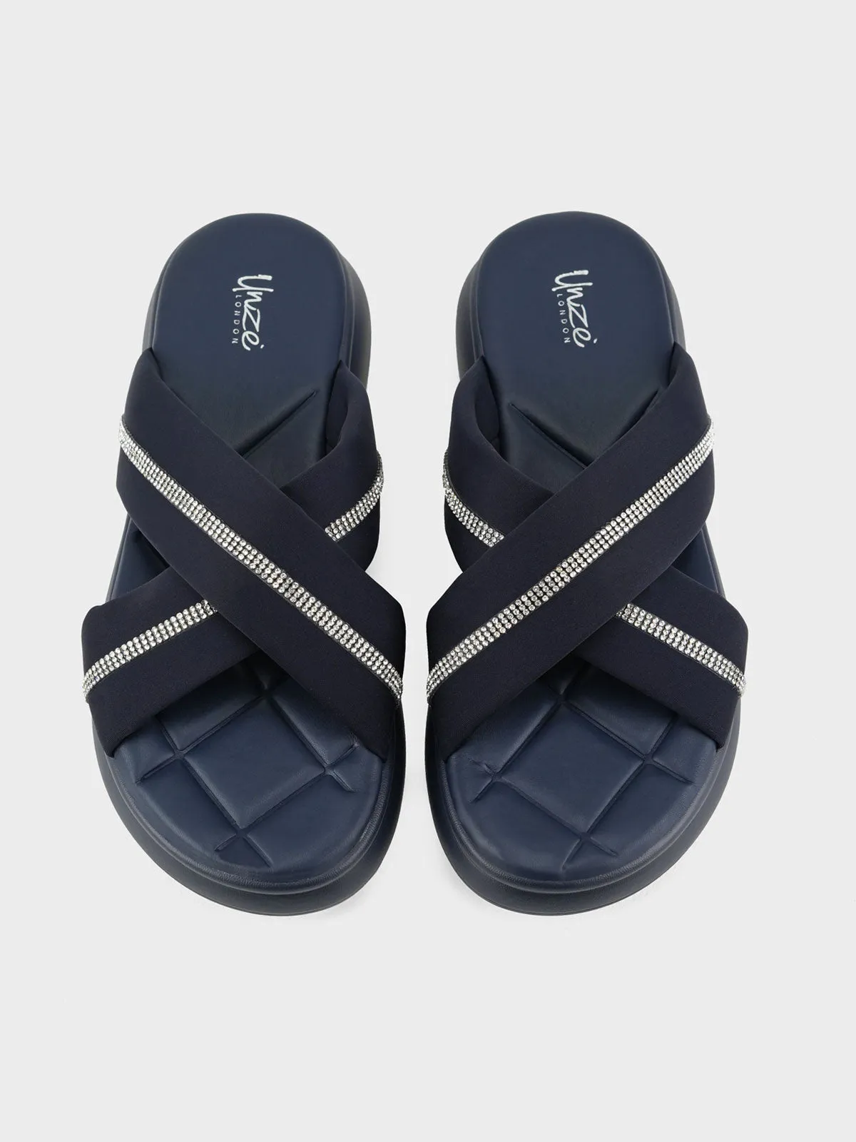Womens "KEAWE" Crossover Casual Slippers