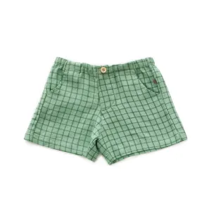 Woven Shorts, Green Chx